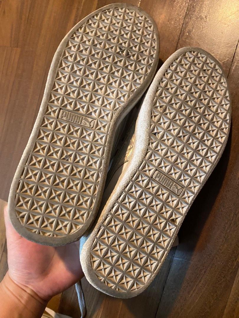 puma basket white womens