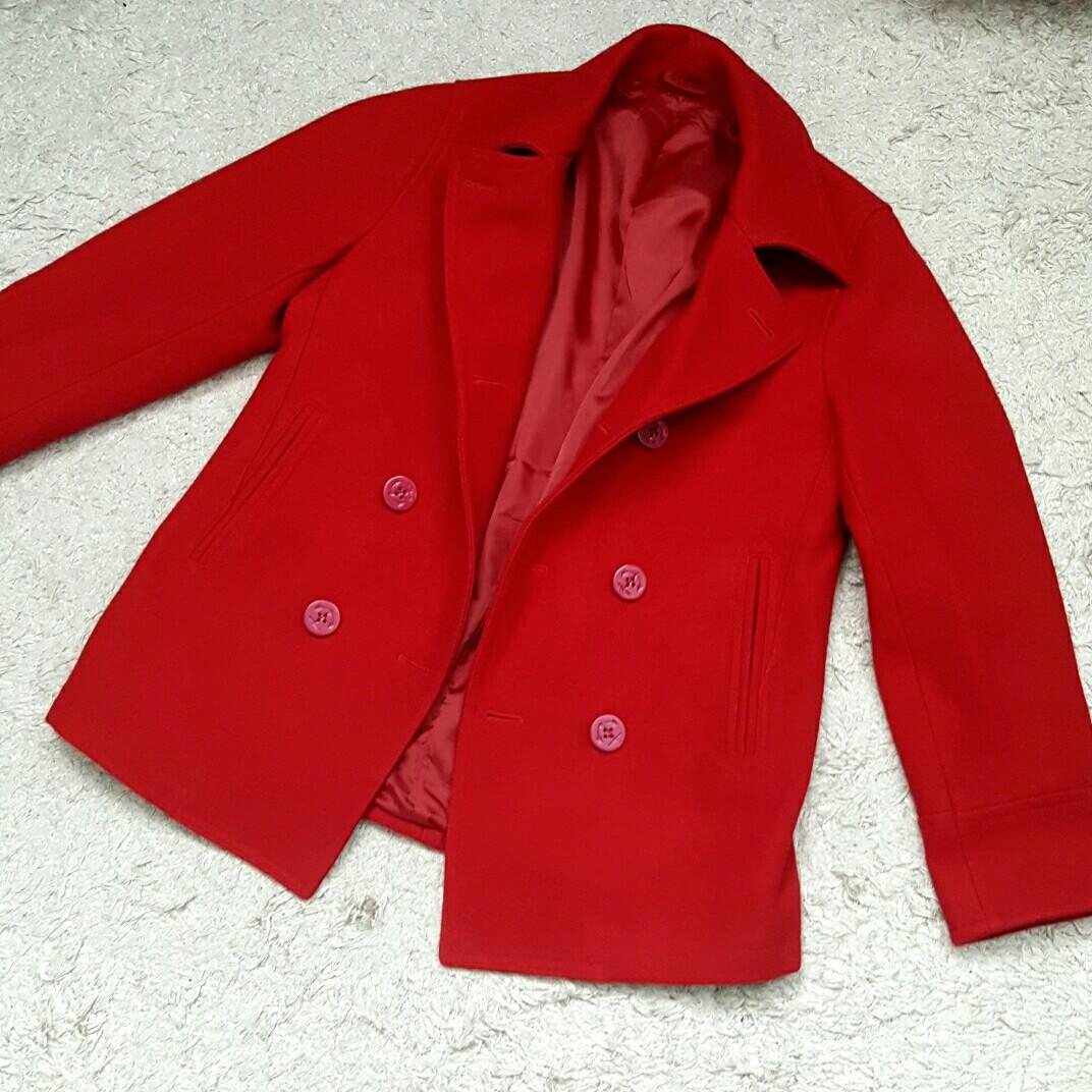 Red Mid-Length Trench Coat Men'S Double-Breasted British Coat, Men'S  Fashion, Coats, Jackets And Outerwear On Carousell