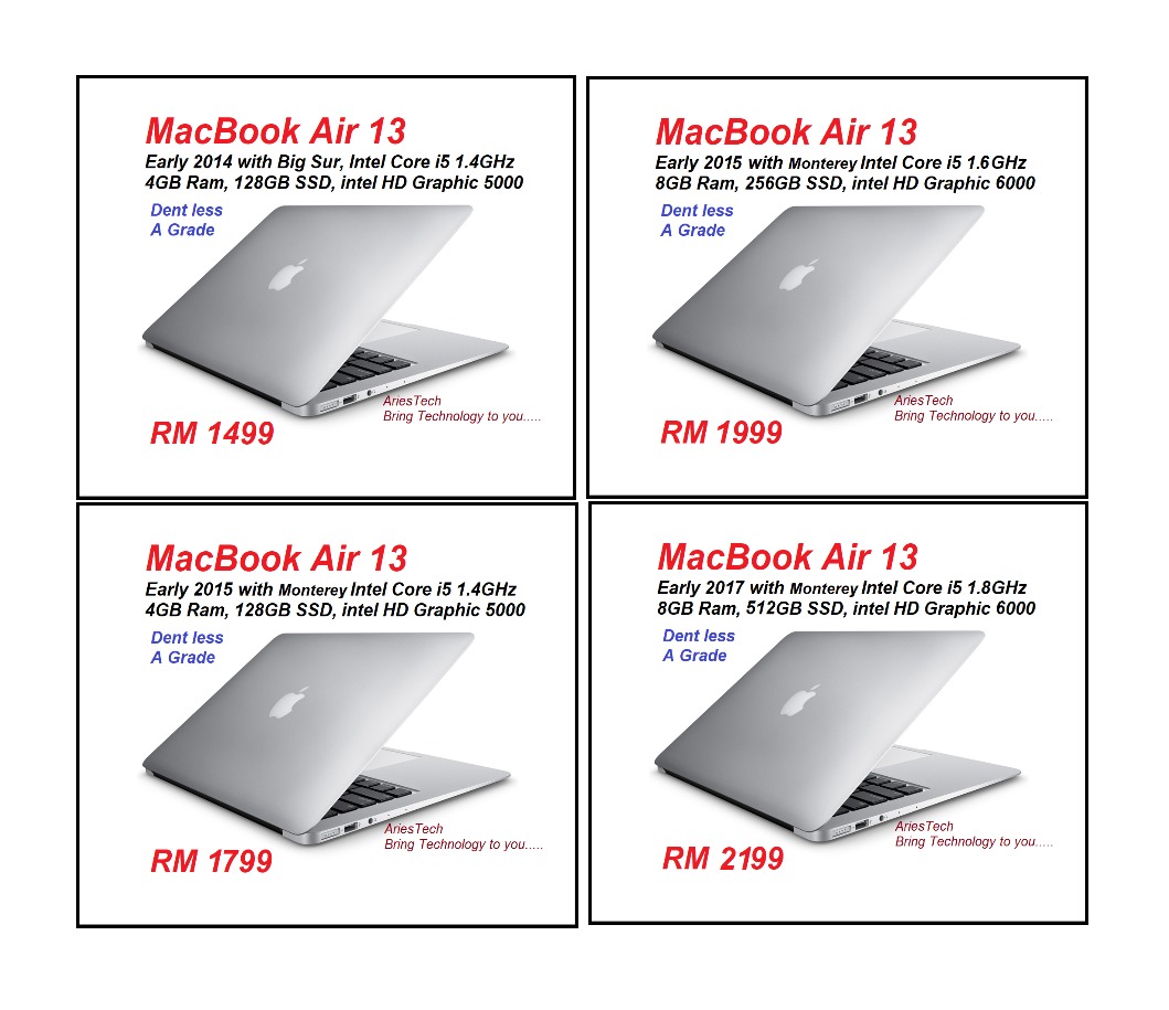 Macbook air 13 inch 2017 1.8 ghz intel core i5 sales