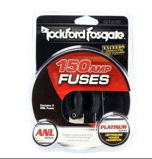 Rockford Fosgate RFFA150 Car Audio 150 Amp ANL Platinum Plated Fuse - 2 Pack NEW