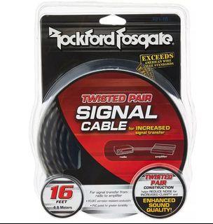 Rockford Fosgate RFI-10 10' (3 meters) 2-Channel Twisted RCA Interconnect Cable