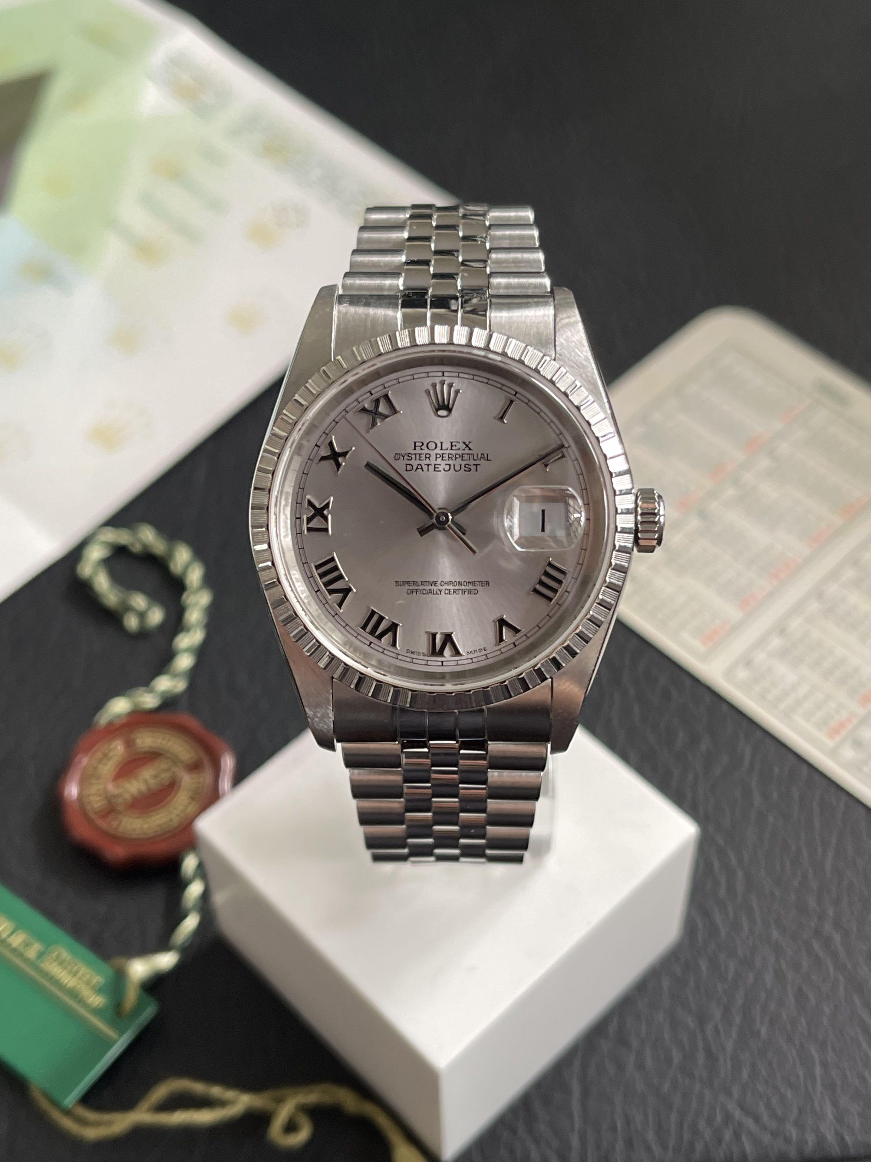 Rolex Datejust 36 16220, Luxury, Watches on Carousell