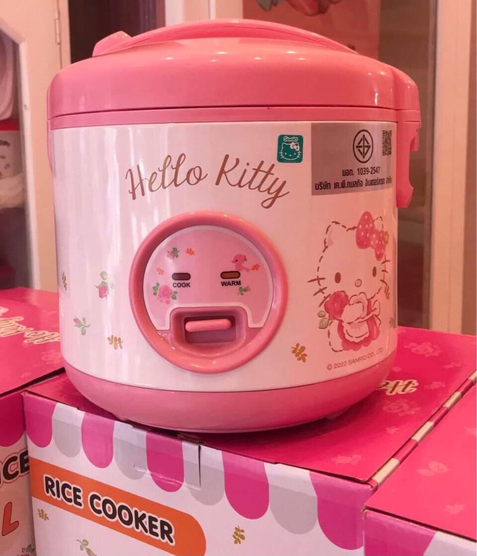 Sanrio Hello Kitty Rice Cooker PINK, TV & Home Appliances, Kitchen Appliances, Cookers on Carousell