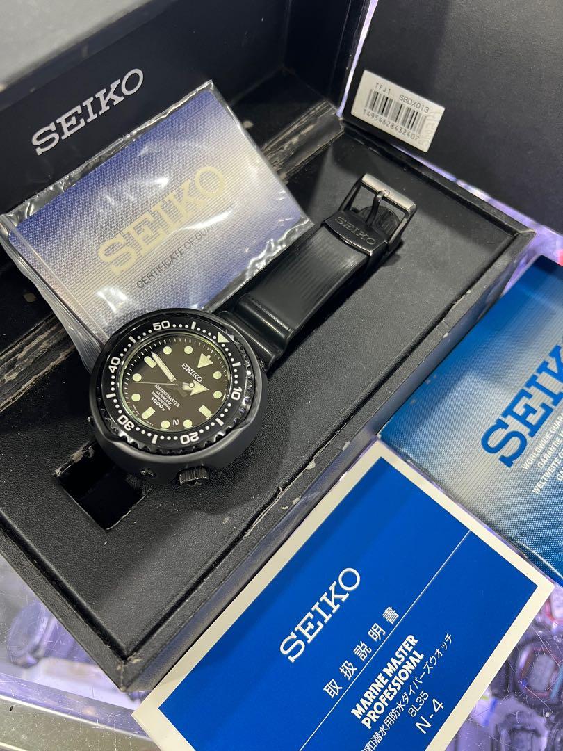 SEIKO MARINEMASTER PROFESSIONAL TUNA DIVERS 1000M MADE IN JAPAN AUTOMATIC  8L35 SBDX013, Men's Fashion, Watches & Accessories, Watches on Carousell