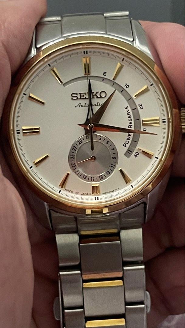 Seiko Presage SSA303J1 Gold/Silver, Men's Fashion, Watches & Accessories,  Watches on Carousell