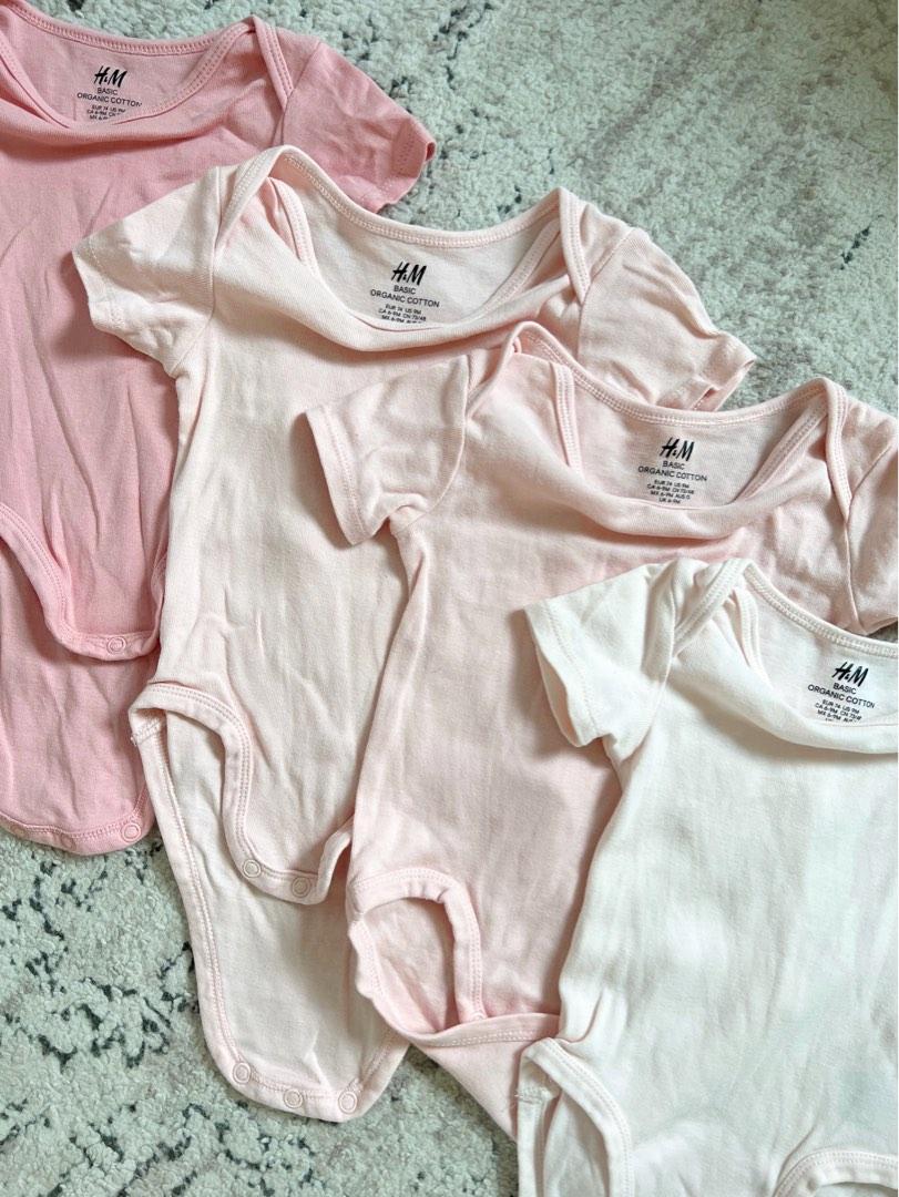 Set of 4 H&M onesies, Babies & Kids, Babies & Kids Fashion on Carousell