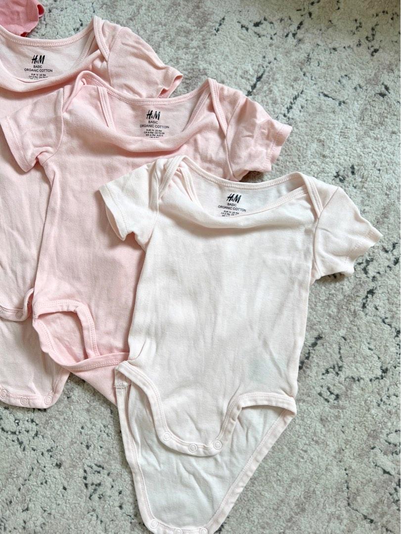Set of 4 H&M onesies, Babies & Kids, Babies & Kids Fashion on Carousell