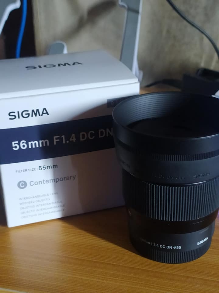 Sigma 56mm f/1.4 DC DN Contemporary Lens for Sony E-Mount, Photography ...