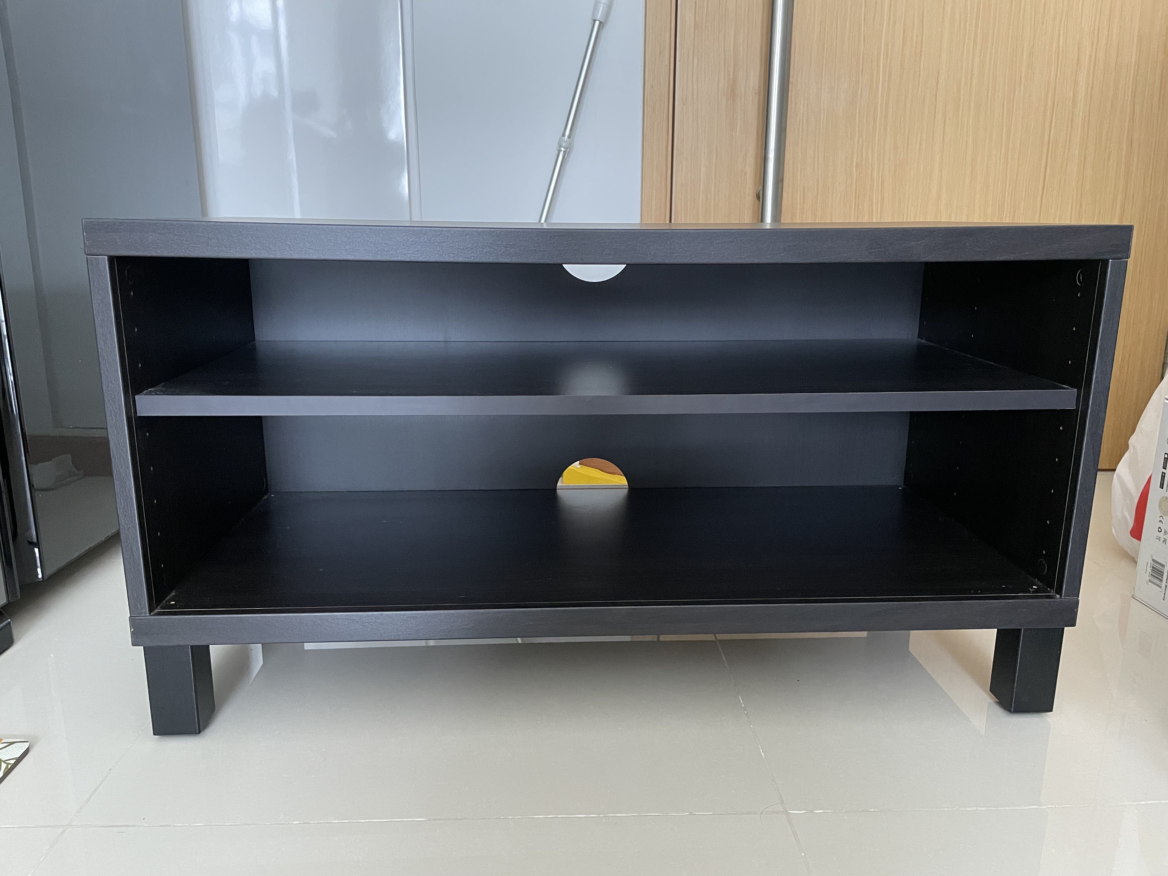 Small Wooden TV Console (L90D40H49), Furniture & Home Living