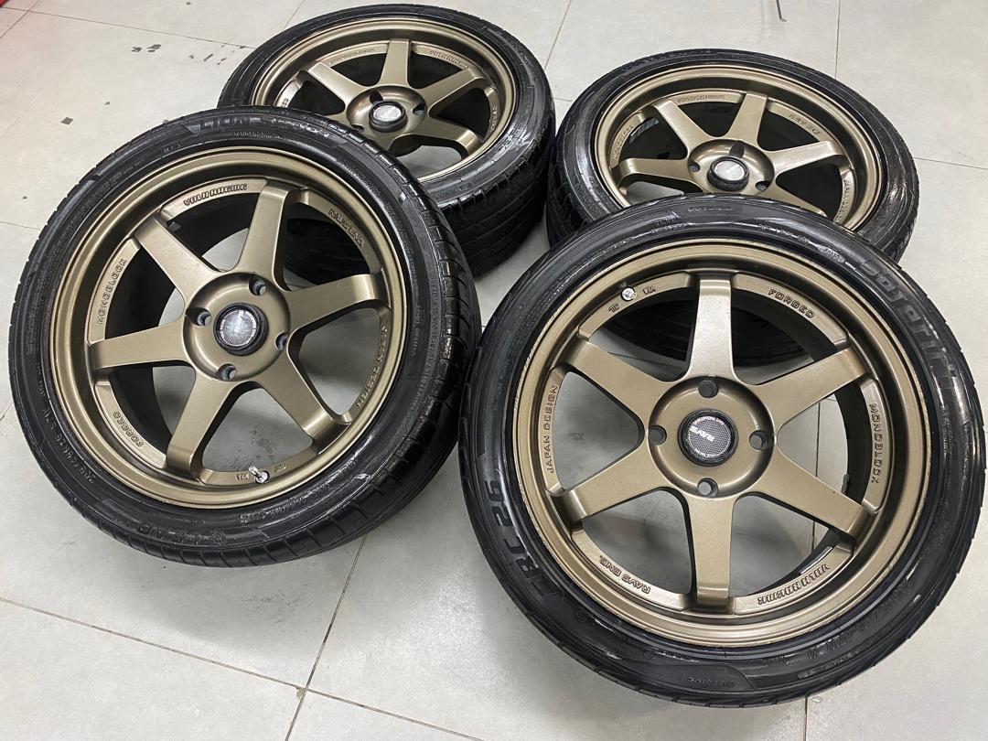 Sport Rim TE37 SL 16x7JJ PCD114, Auto Accessories on Carousell