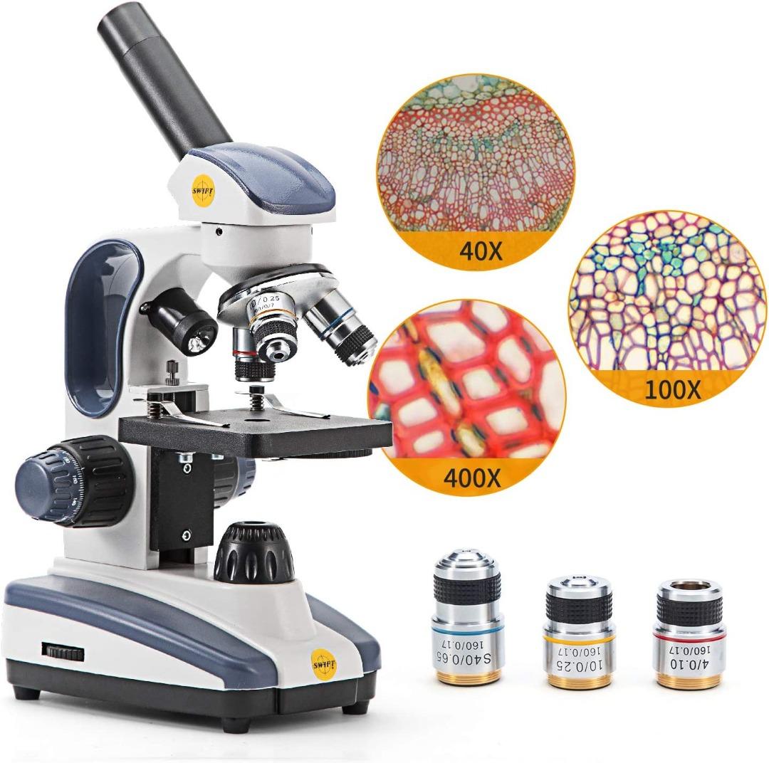 Swift Compound Monocular Microscope SW200DL with 40X1000X