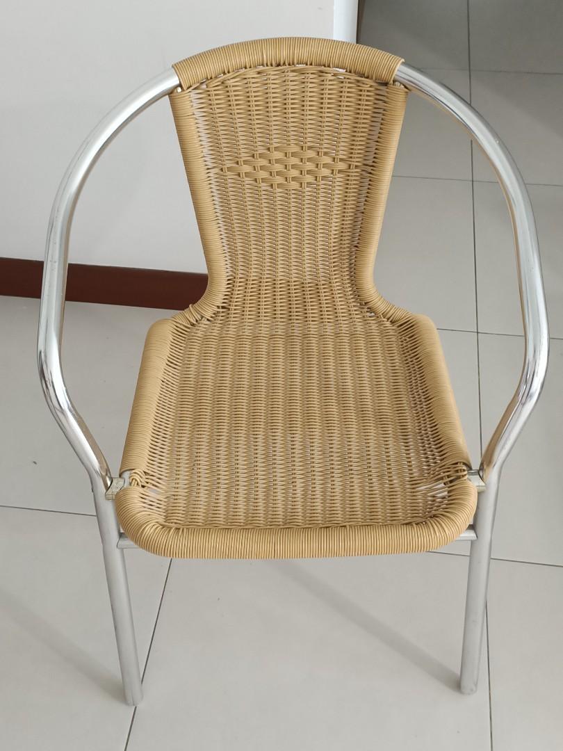 Synthetic Rattan outdoor patio chairs, Furniture & Home Living