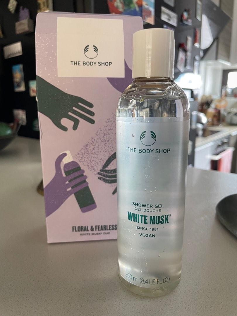 The Body shop White Musk Shower Gel 250ml, Beauty & Personal Care, Bath