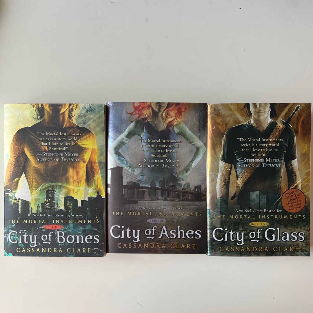Cassandra Clare Mortal Instruments 3 Book Lot City of Bones Lost Souls  Ashes