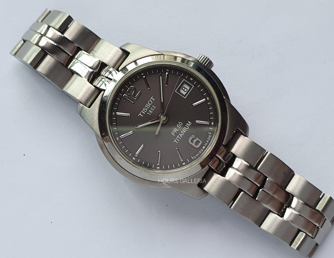 Tissot PR50 TITANIUM Quartz Ladies 28mm Luxury Watches on Carousell