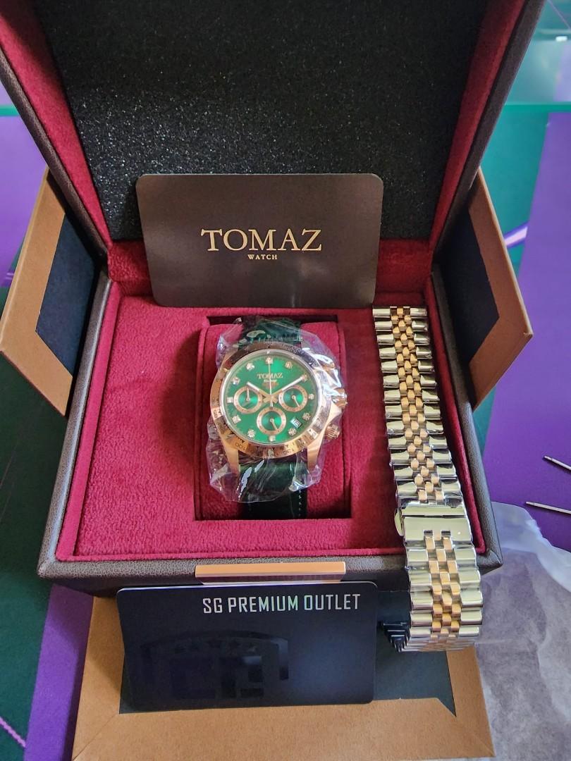 TOMAZ GR02 D12 Green Rosegold