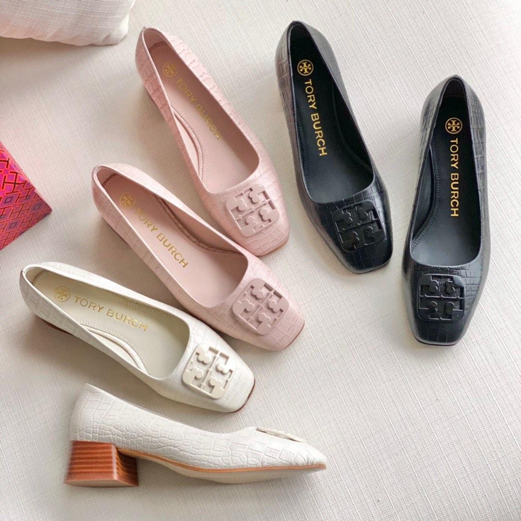 Tory Burch Georgia Embossed Pumps, Women'S Fashion, Footwear, Heels On  Carousell