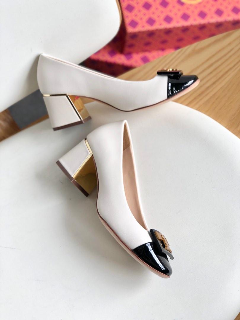 Gigi block heel best sale pump tory burch
