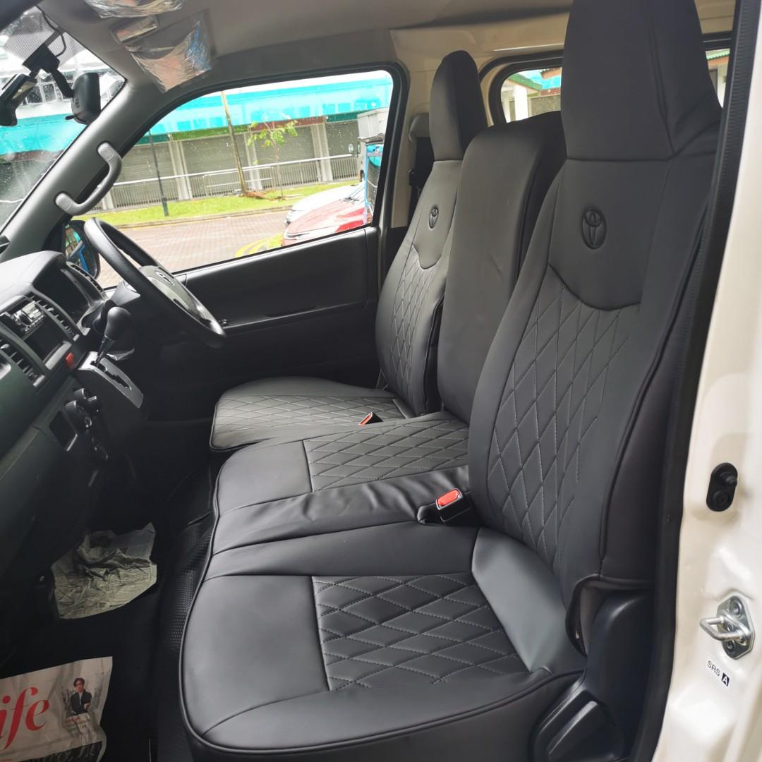toyota hiace 1+2 customise seat cover, Car Accessories, Accessories on