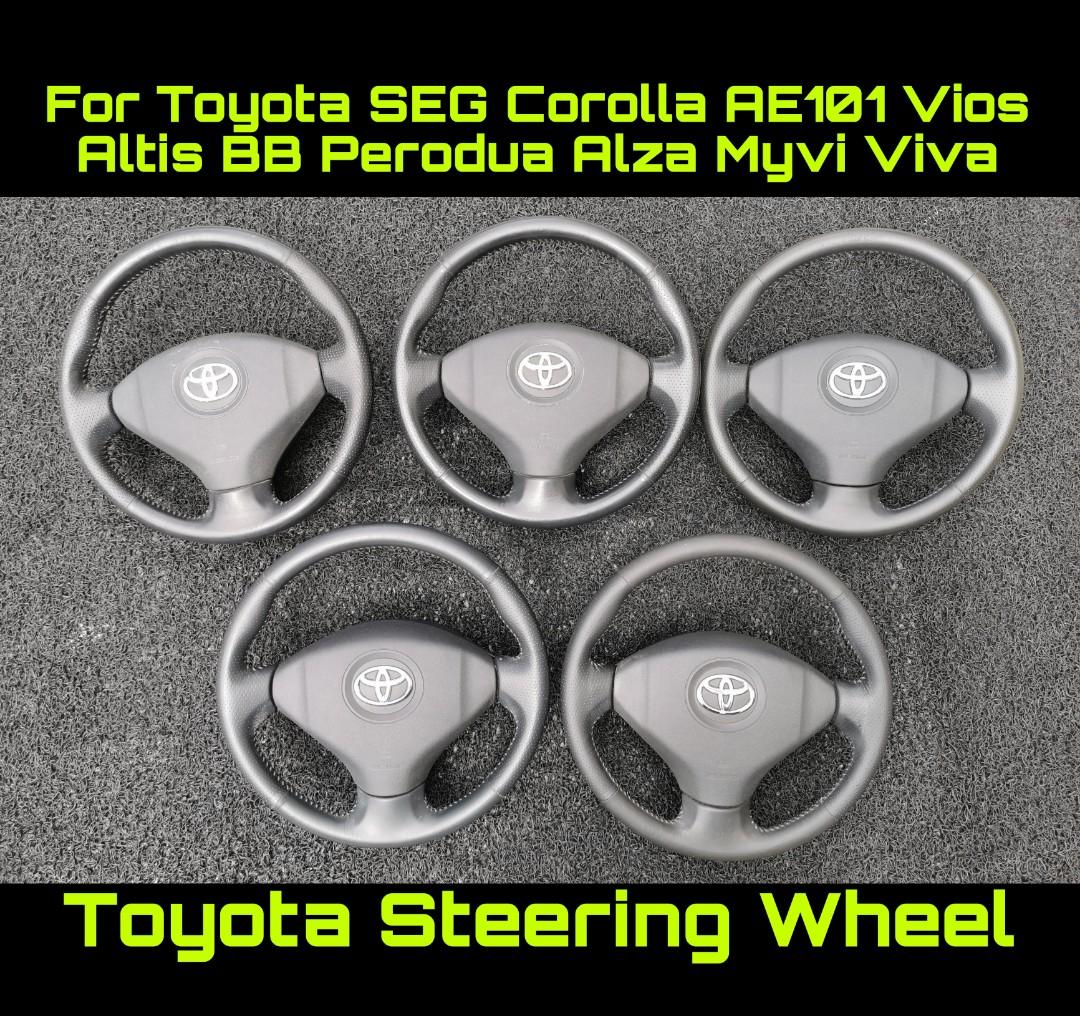 Toyota Steering Wheel For SEG Corolla AE101 Avanza Vios Altis Yaris BB Perodua Alza Myvi Viva