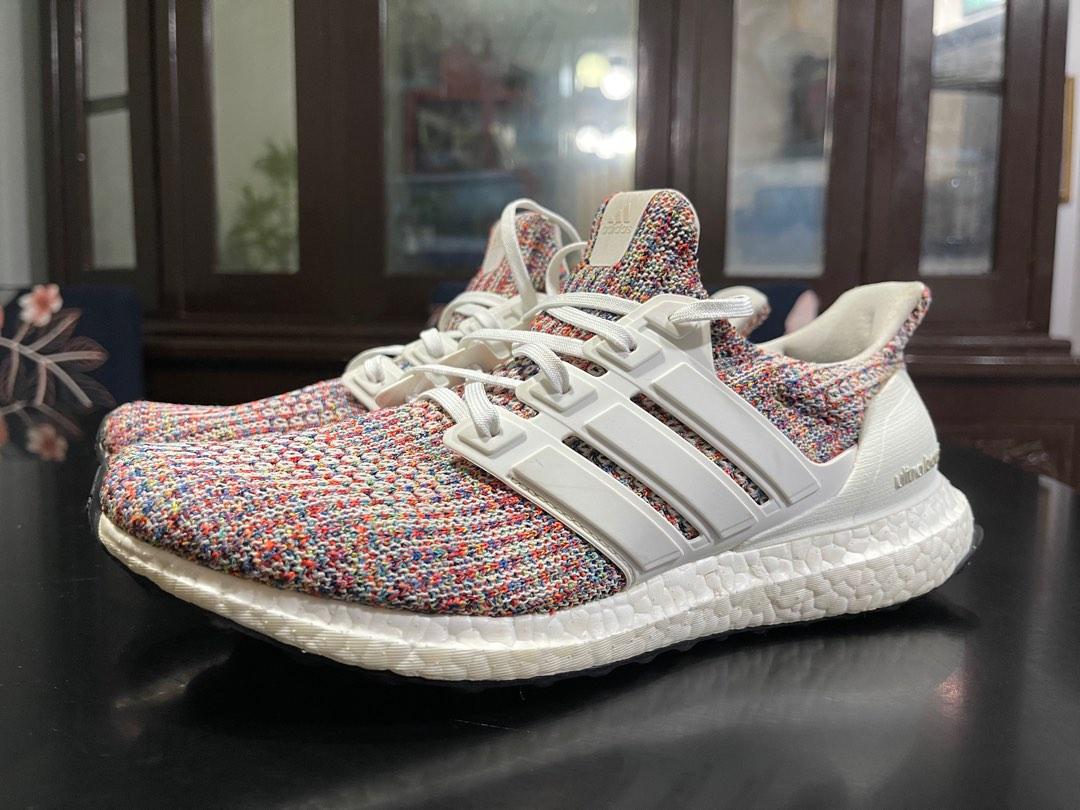 Ultra boost 4.0 white on sale multi-color
