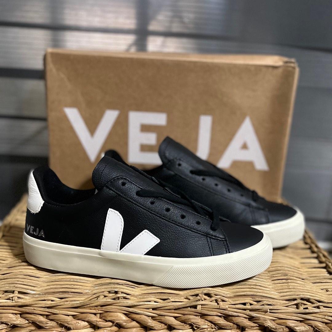 Veja campo 2025 leather black white