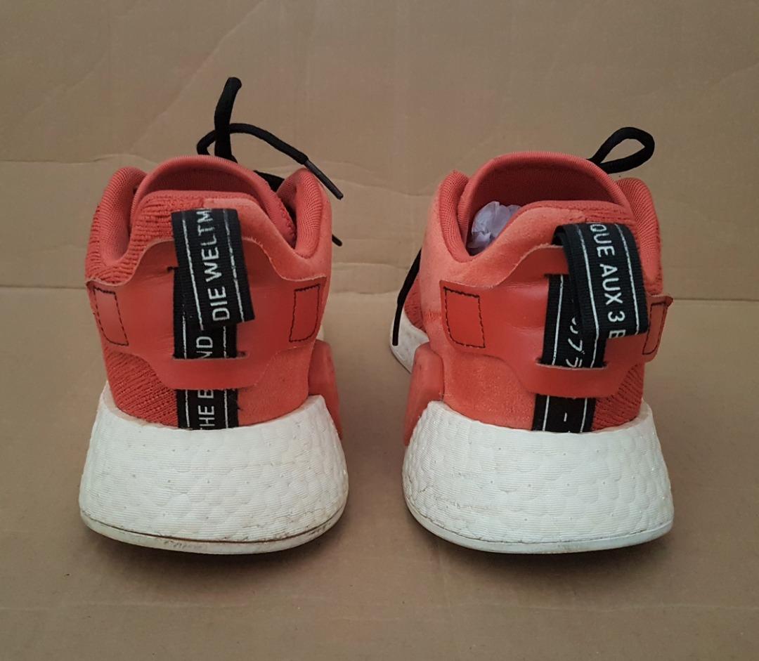 Versatile Adidas NMD R2 Sneakers, BY9915, Future Harvest Burnt Orange, US  10.5, UK 10, EUR 44