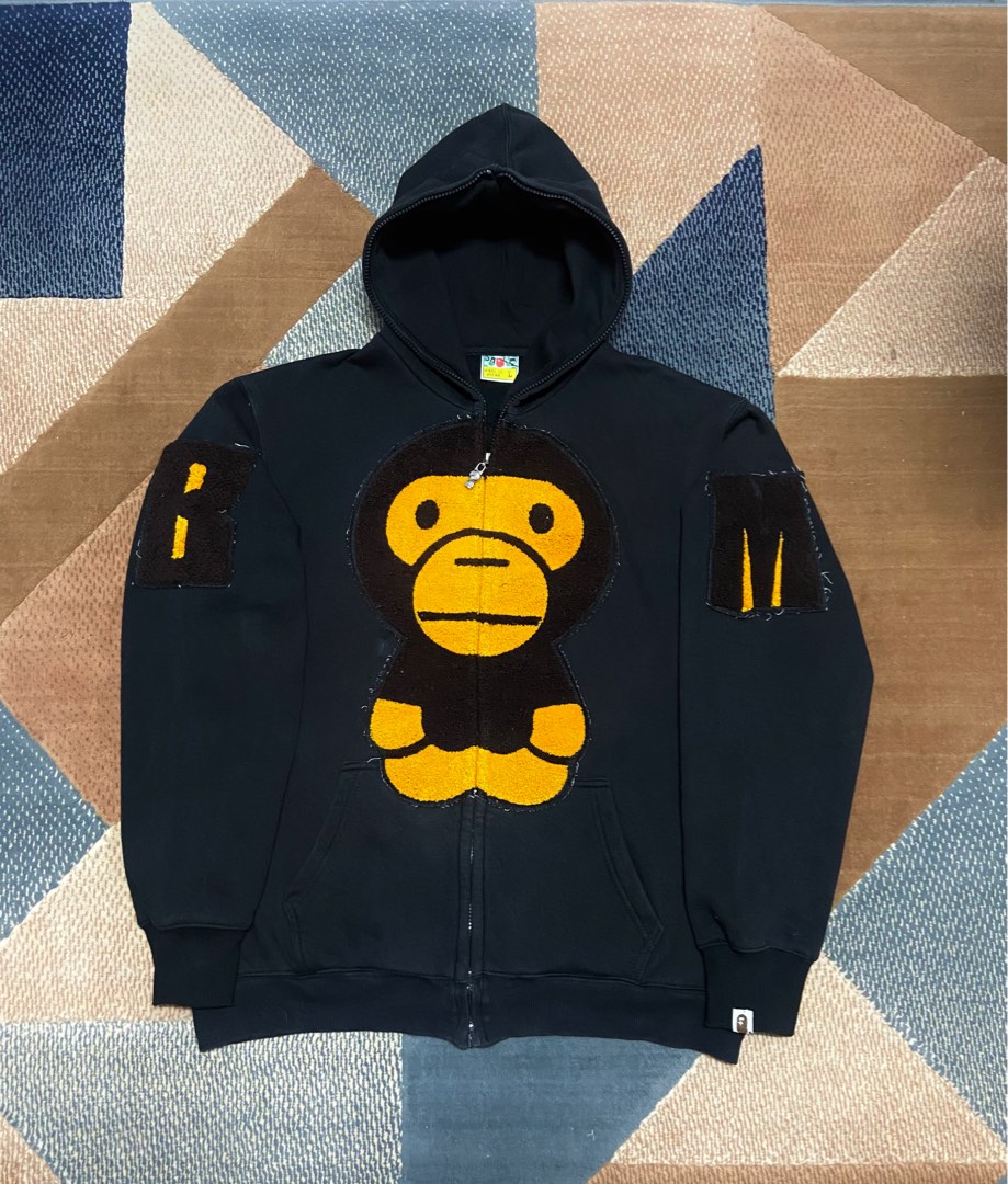 Vintage Bathing Ape X Baby Milo Bape Carpet Big Face Designer