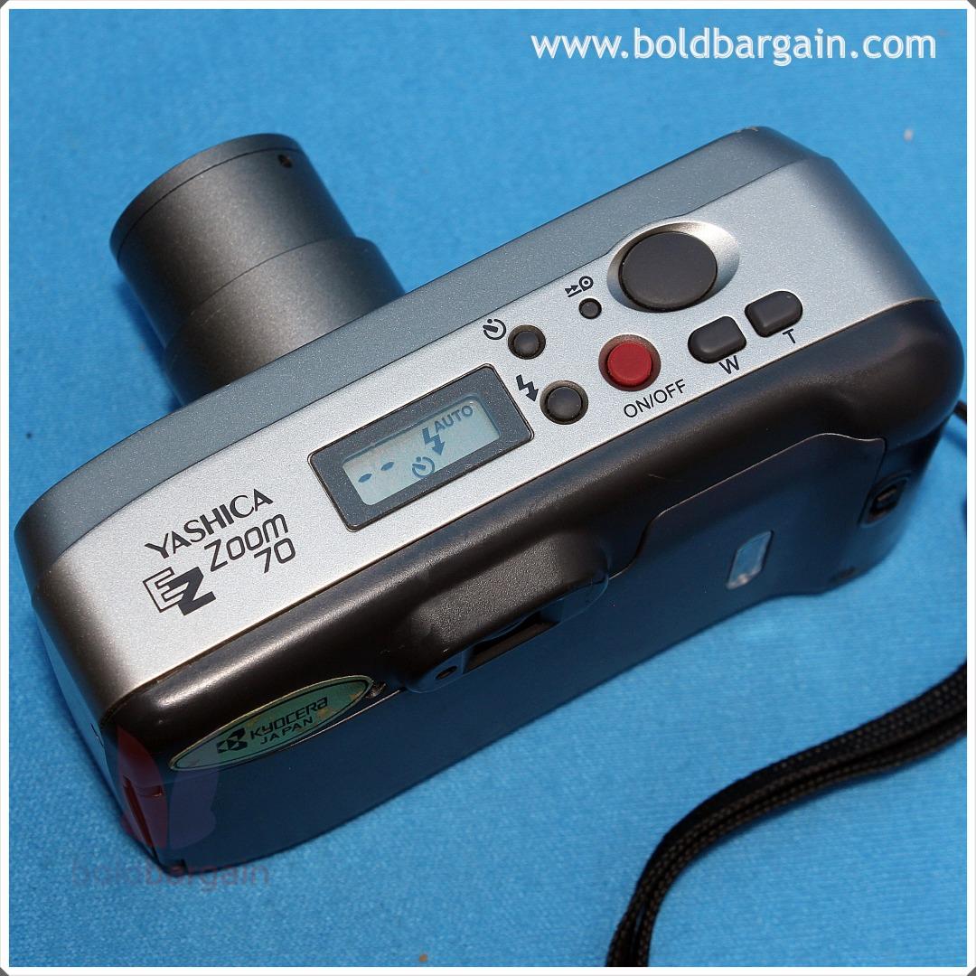 Vintage KYOCERA YASHICA EZ Zoom 70 35mm Film Camera with 38mm