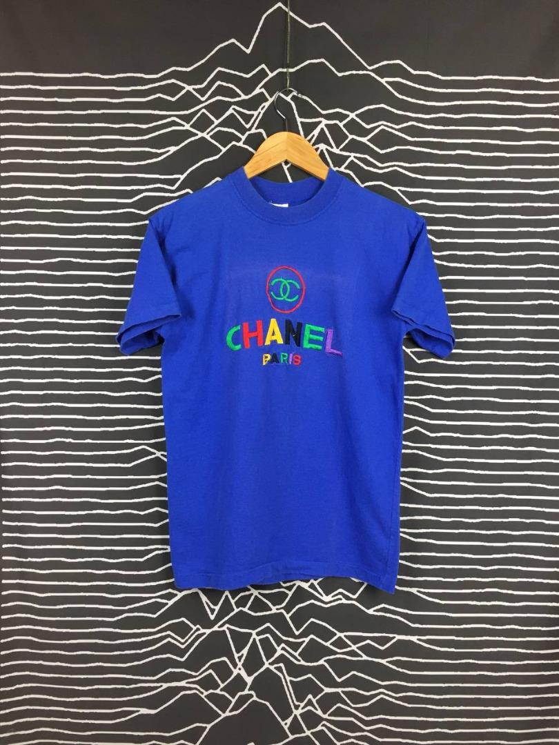 VINTAGE BOOTLEG CHANEL TEE- THICK MATERIAL- CIRCA 1980s- SIZE S-2XL – Gone  Tomorrow Vintage