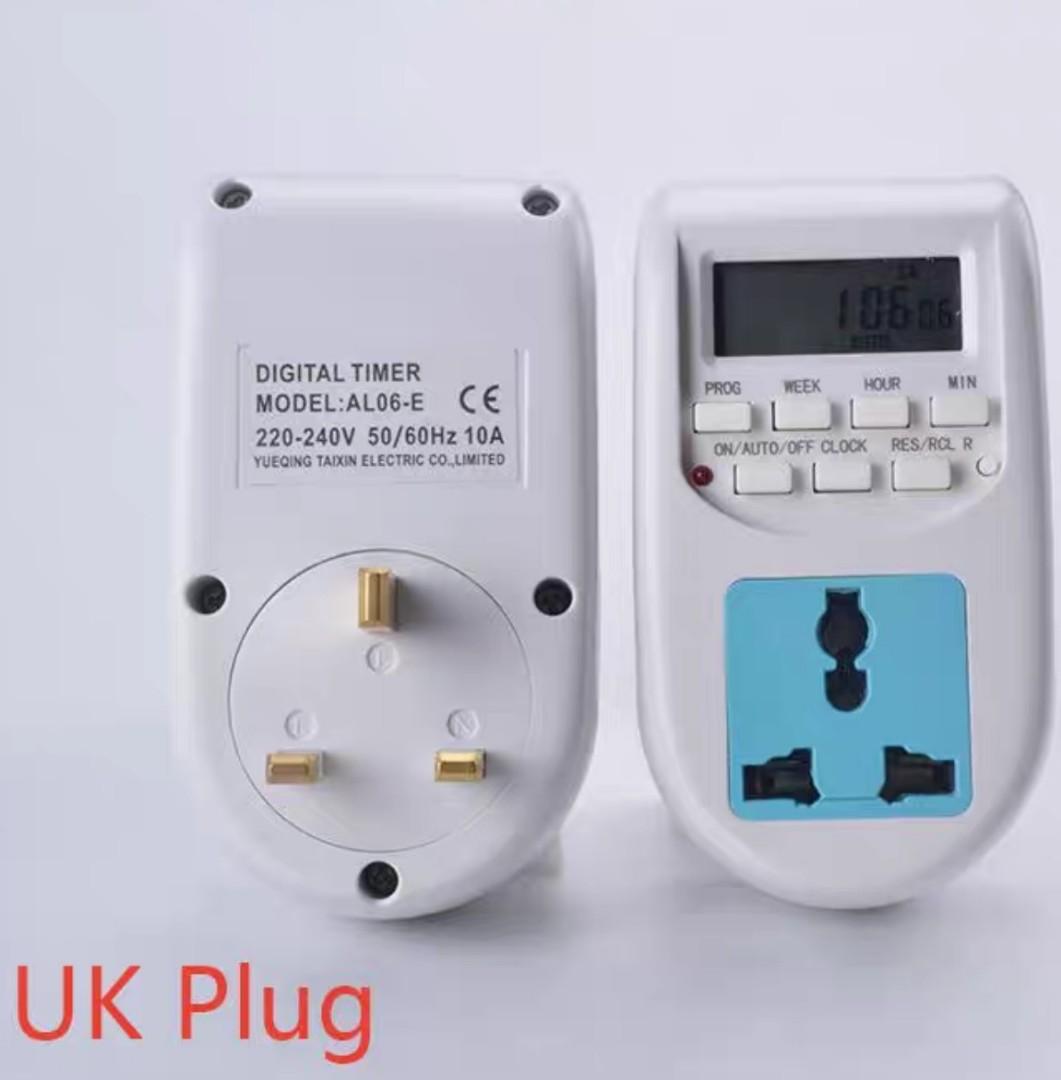 Weekly Programmable Electronic Plug-in Digital Timer with LCD Display ...