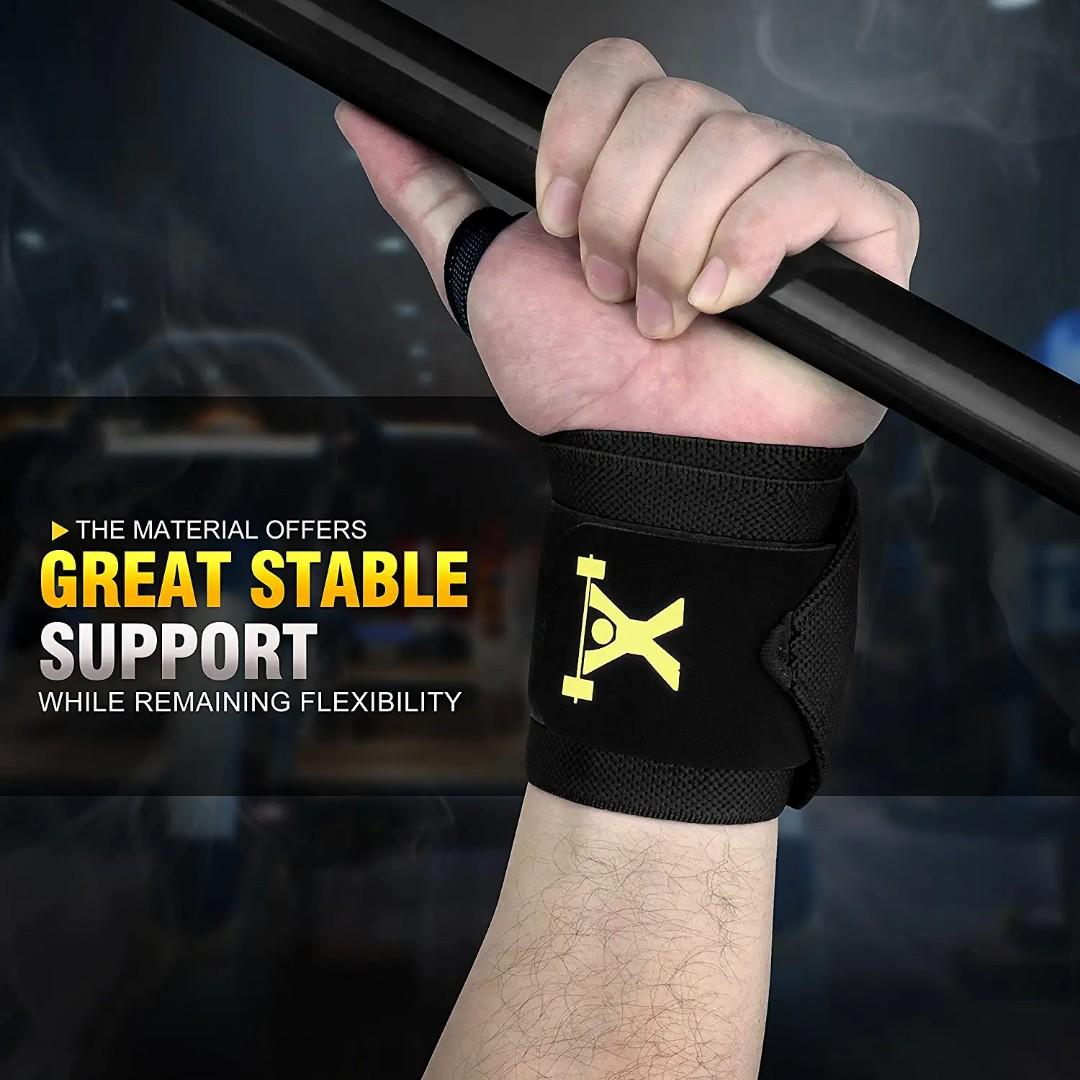  ihuan Lifting Wrist-Straps Gym for Weightlifting