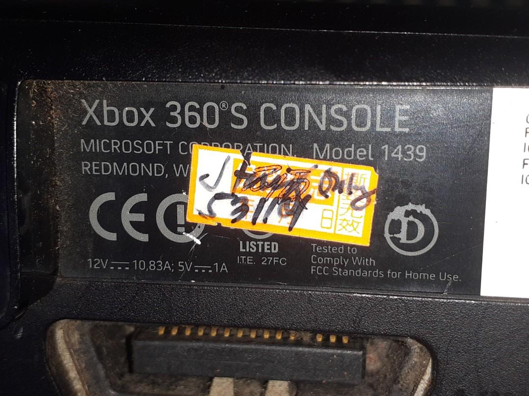 XBox 360 S Console Model 1439 As Is Condition Without Controller