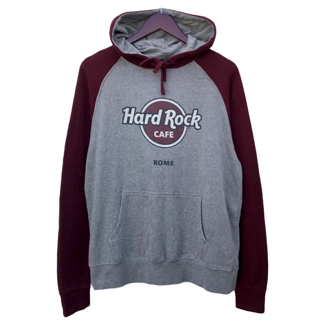 y2k hardrock cafe hoodie, Men's Fashion, Tops & Sets, Hoodies on Carousell