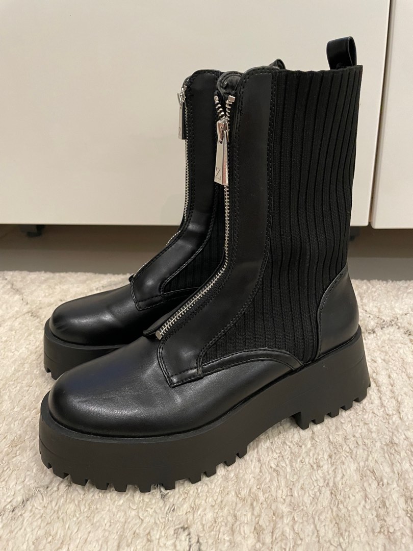 Zara Boots, Women's Fashion, Footwear, Boots on Carousell