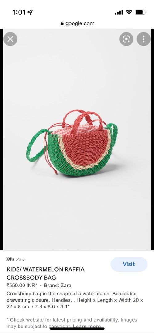Zara watermelon 2025 bag