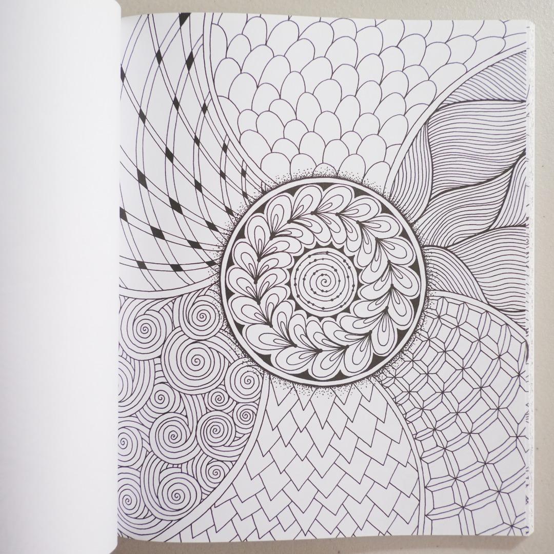 Zen Doodle Coloring Creative Sensations, Hobbies & Toys, Stationary ...
