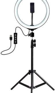 26CM Ring Light with 2.1 Meter Tripod Stand & Phone Holder