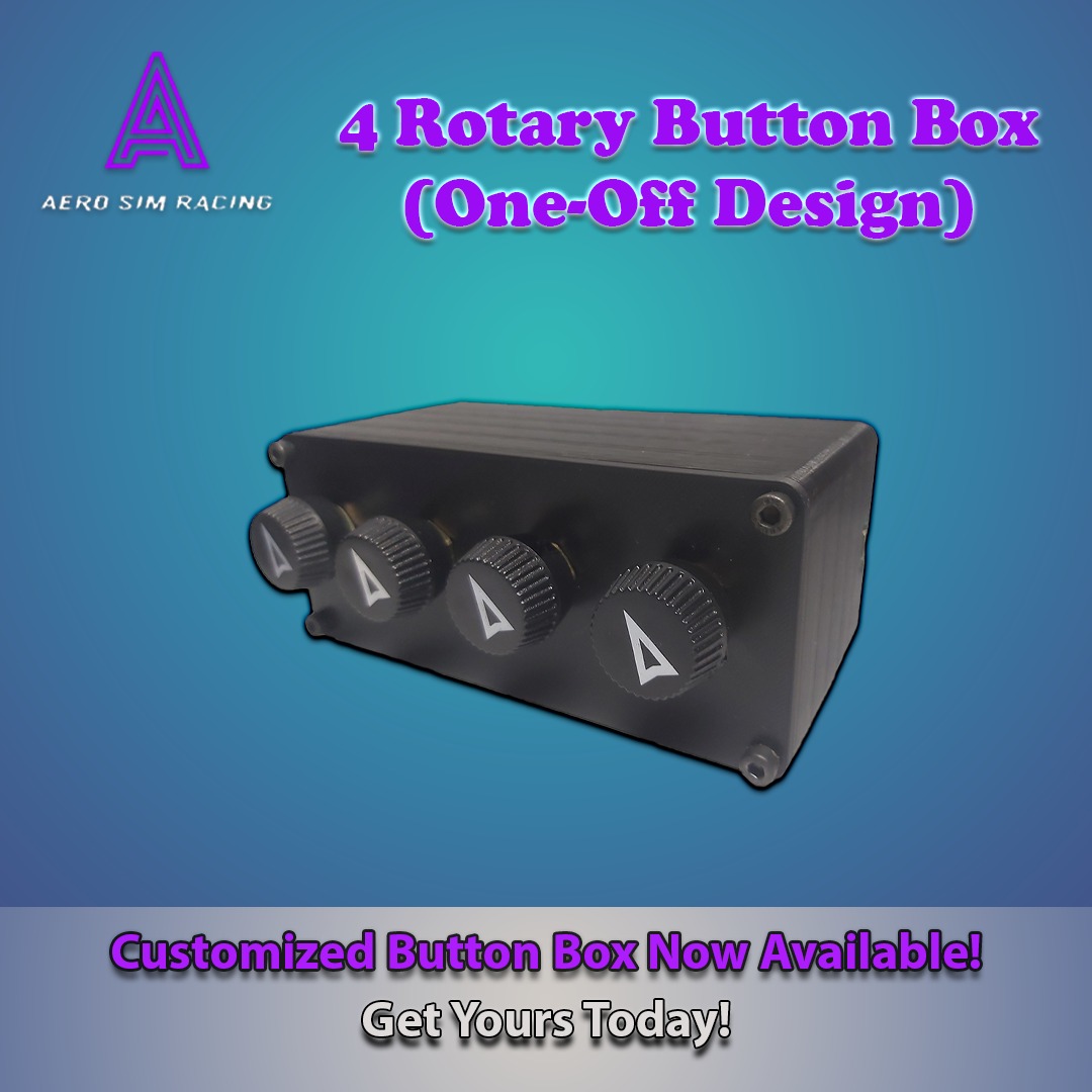 4 Rotary Sim Racing Button Box - One-Off Design, Computers & Tech ...