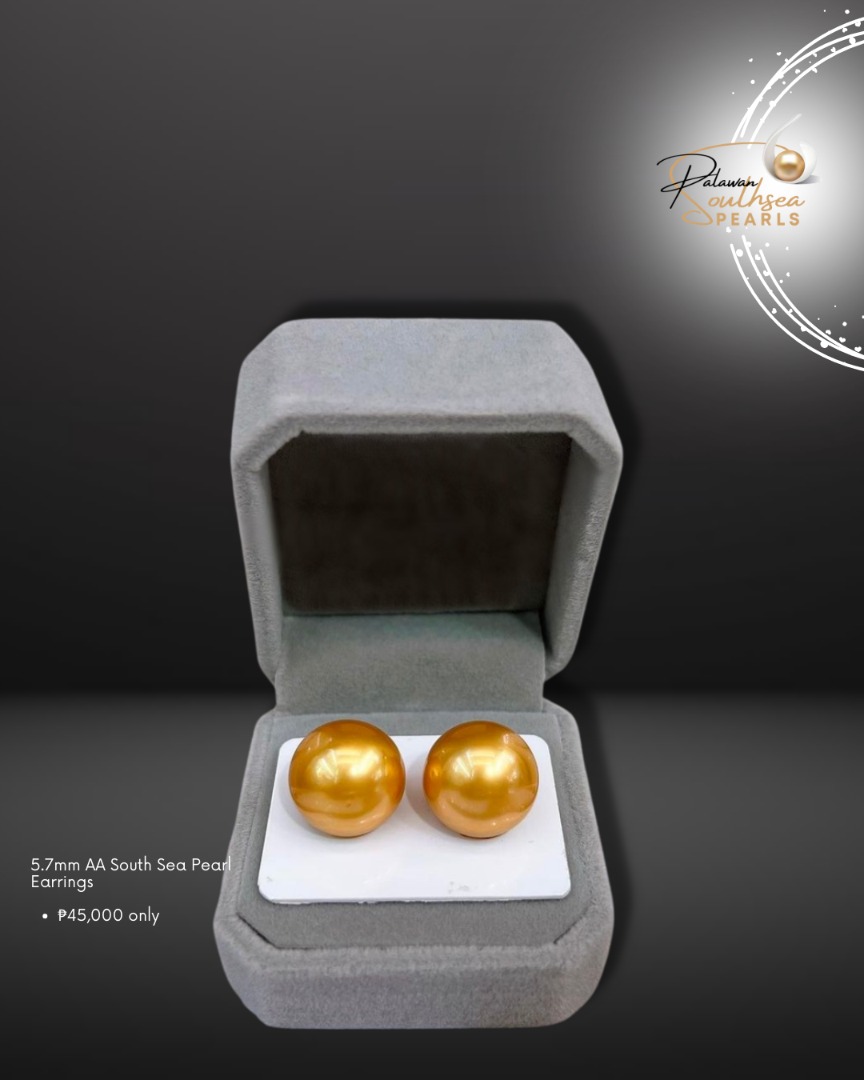 Trou D'eau Douce Gold Two-tone South Sea Pearl 9 & 11 mm