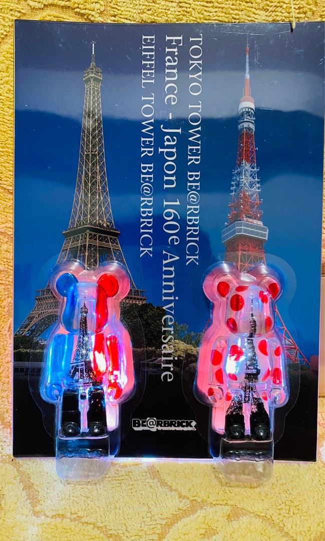 全新100% bearbrick be@rbrick tokyo paris tower 東京巴黎Eiffel 巴黎