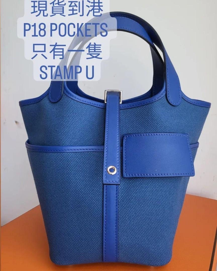 Hermes Picotin 18 Lock Bag Clemence Z6 Malachite SHW Stamp Z