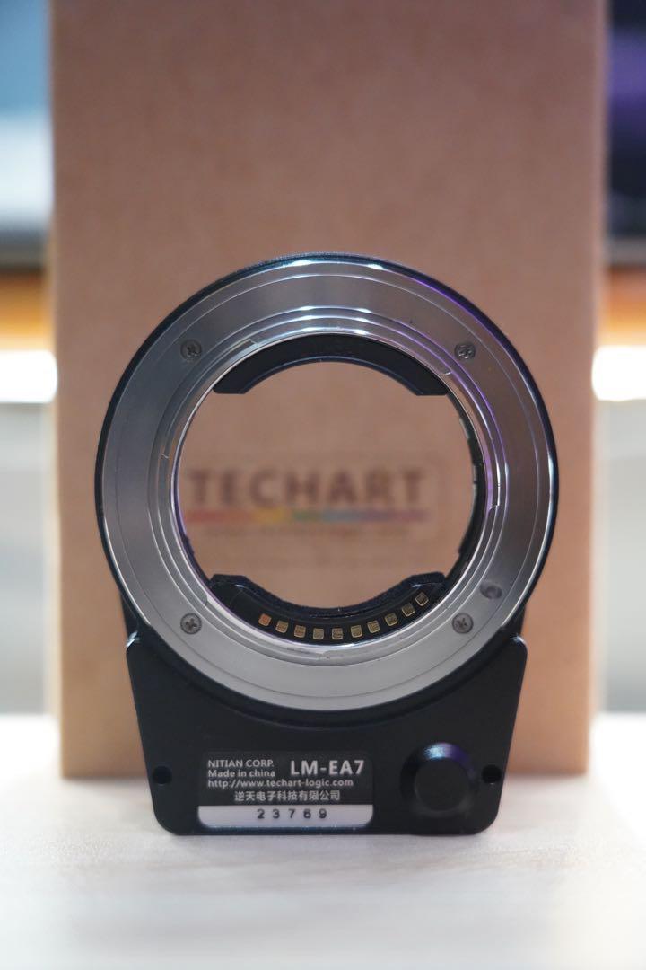 天工自動轉接環Techart LM-EA7 Leica M to Sony E, 攝影器材, 鏡頭及