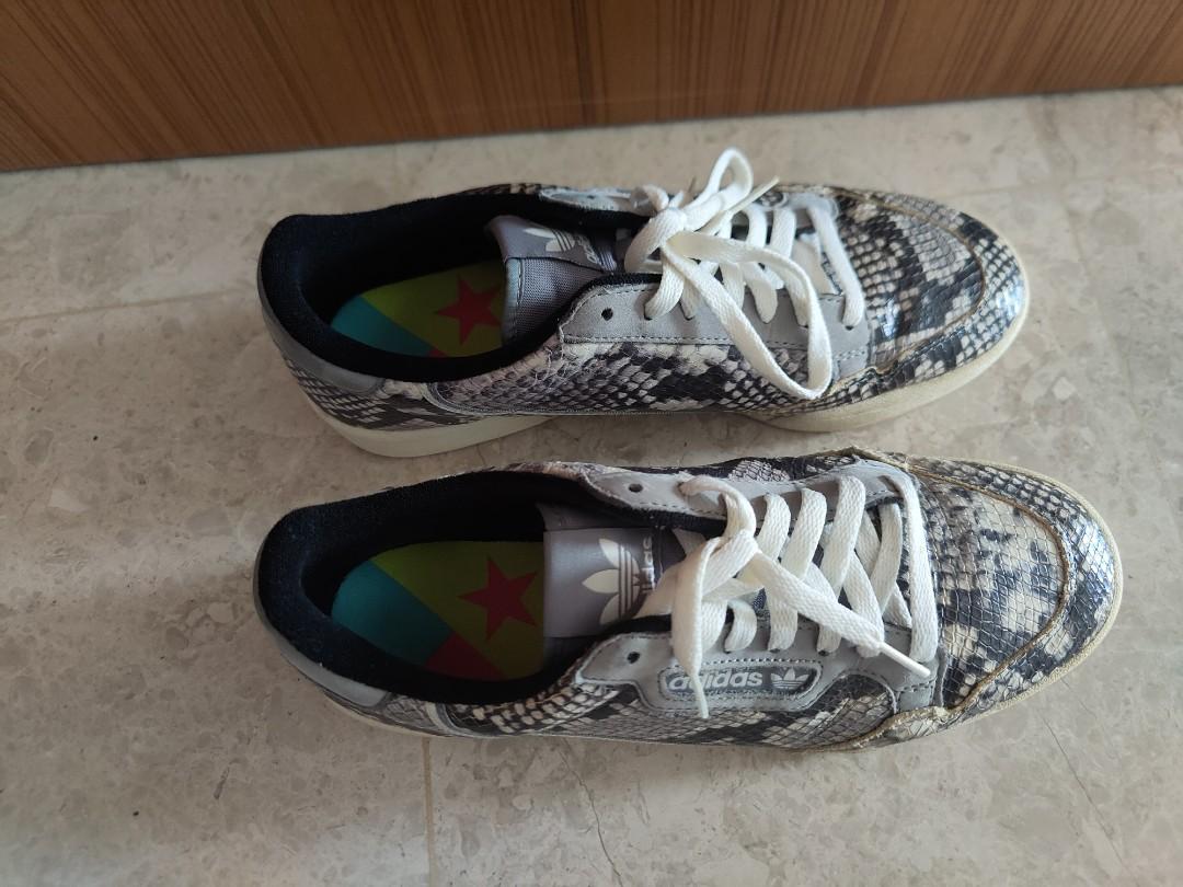 Adidas snake skin women s sneakers us9.5