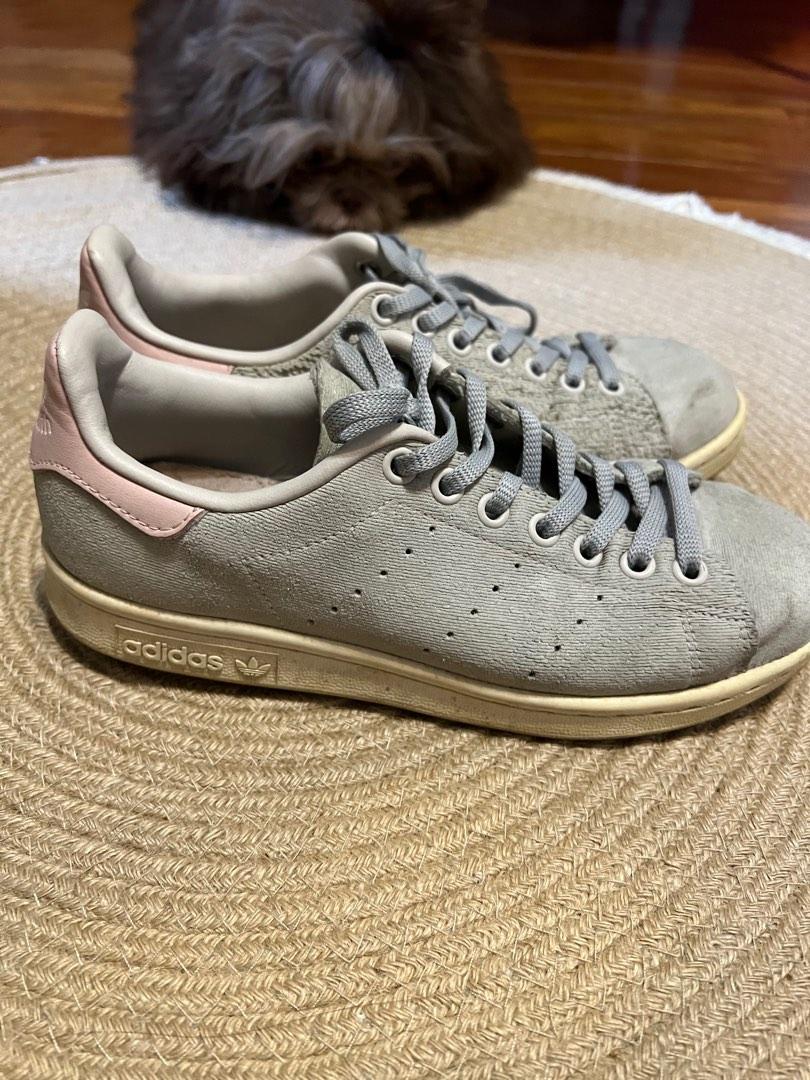 Stan smith grey pink store