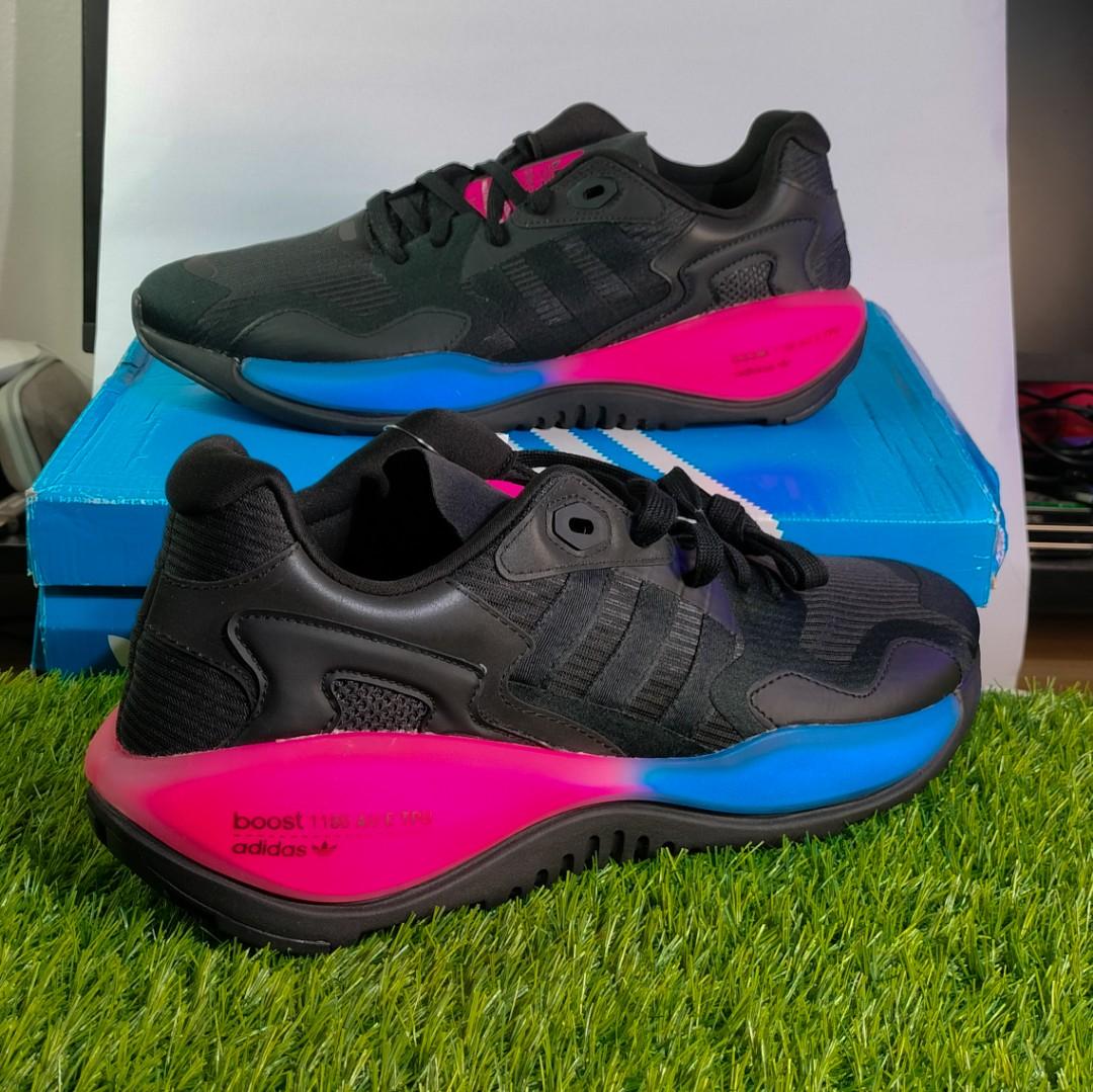 Adidas ZX Alkyne Black Shock Pink Size 13, Men's Fashion, Footwear