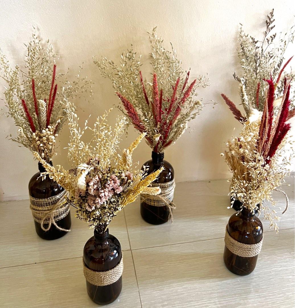 Affordable Dried Flowers Arrangements, Furniture & Home Living, Home