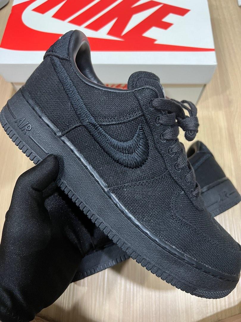 air force stussy on feet