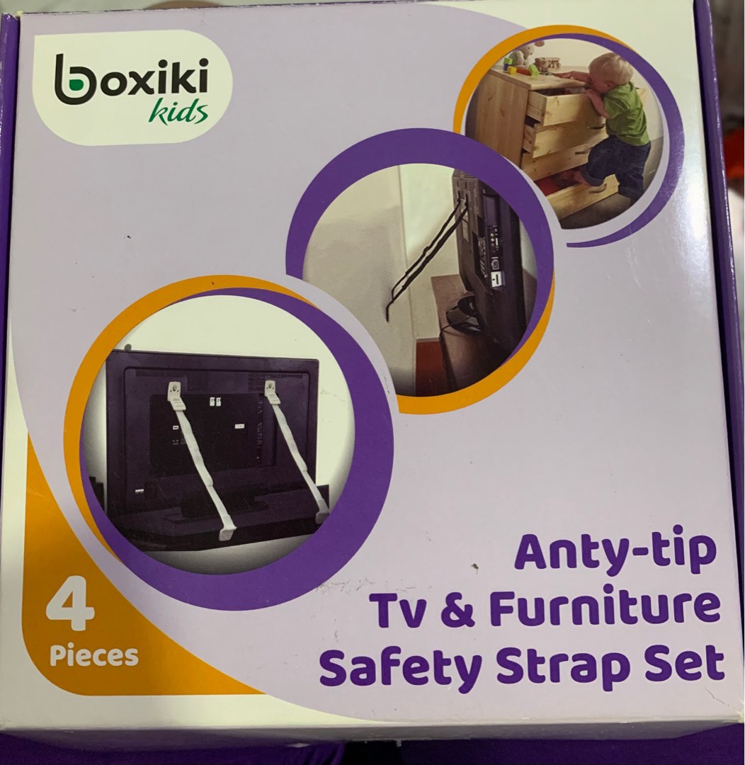 Antitip TV & Furniture Safety Strap Set, Babies & Kids, Baby Nursery