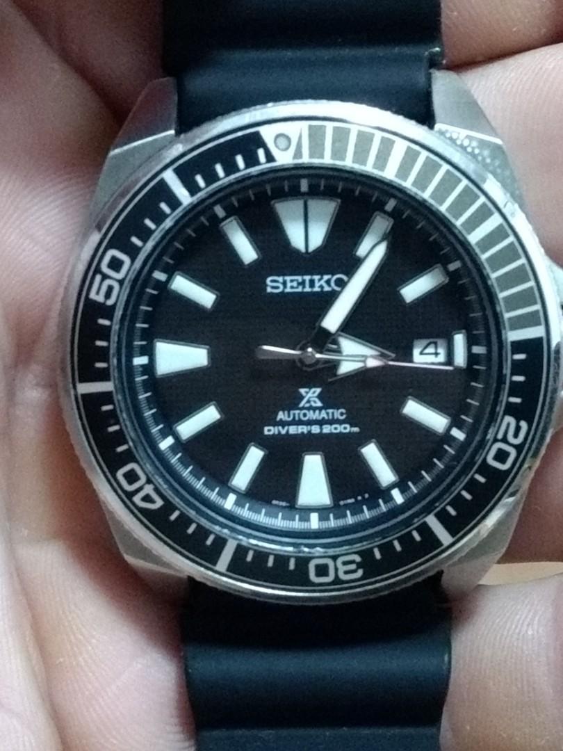 Authentic automatic Seiko black samurai 4R35 01V0 Srpb51K1, Men's Fashion,  Watches & Accessories, Watches on Carousell